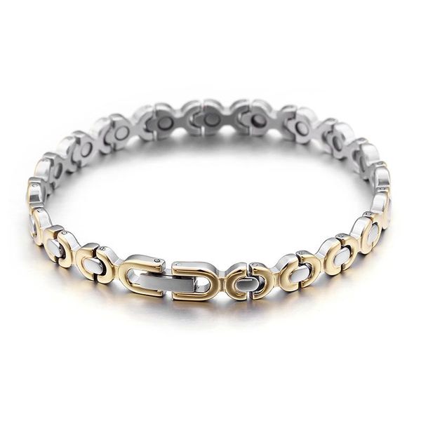 charm bracelets fashion women men color gold germanium stainless steel semi circle health magnets energy healthy jewelry, Golden;silver
charm bracelets fashion women men color gold germanium stainless steel semi circle health magnets energy healthy jewelry, Golden;silver