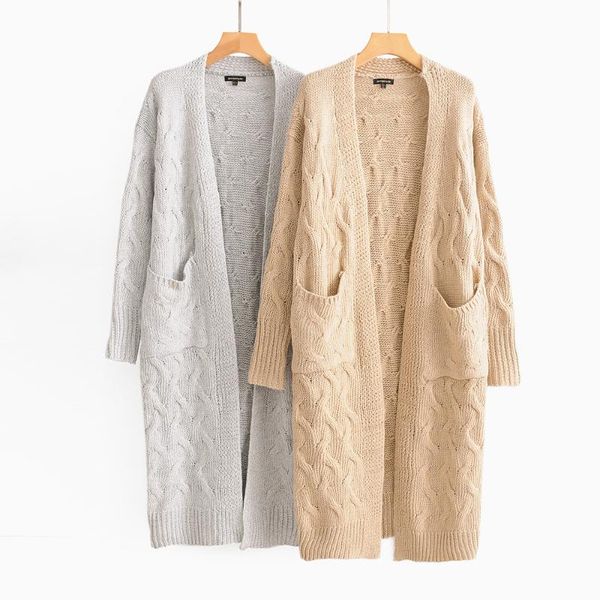women's sweaters asds women knitted long cardigans solid pockets sleeve open sticth stretchy warm casual loose chic wxy54238, White;black
women's sweaters asds women knitted long cardigans solid pockets sleeve open sticth stretchy warm casual loose chic wxy54238, White;black