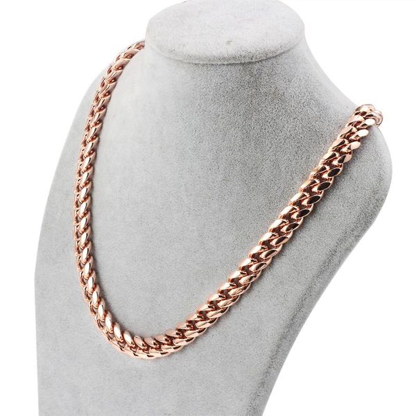 punk hip hop cuba rosegold chains rapper men's women's necklaces street fashion stainless steel chain decorative jewelry, Silver
punk hip hop cuba rosegold chains rapper men's women's necklaces street fashion stainless steel chain decorative jewelry, Silver