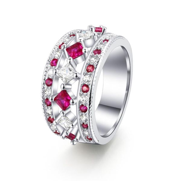 wedding rings hainon romantic jewelry red square small cubic zirconia ring for women fashion silver color wide accessories, Slivery;golden
wedding rings hainon romantic jewelry red square small cubic zirconia ring for women fashion silver color wide accessories, Slivery;golden