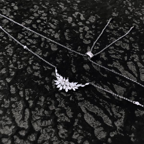 s925 sterling silver olive leaf spark water drop diamond women's necklace elegant and fashionable personality design luxury brand monac
s925 sterling silver olive leaf spark water drop diamond women's necklace elegant and fashionable personality design luxury brand monac
