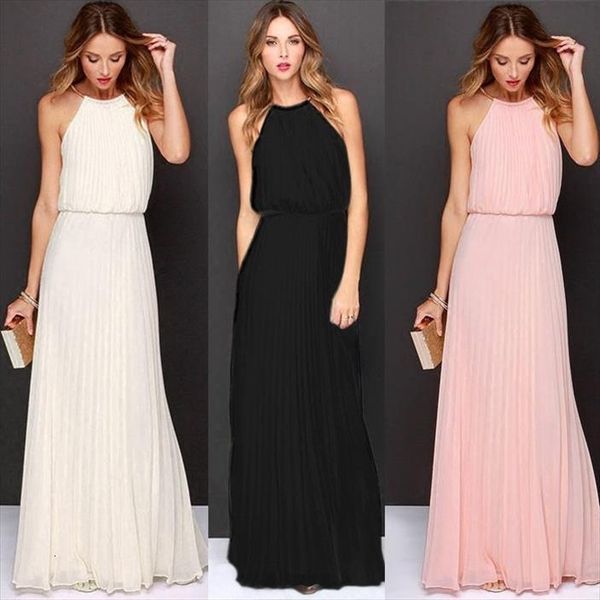 long dress chiffon maxi dresses womens tank s 3xl plus size party, White
long dress chiffon maxi dresses womens tank s 3xl plus size party, White