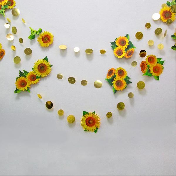 party decoration 4 meters mirror paper gold circle dots garlands warm sunshine sunflower themed birthday decorations hanging wall banner
party decoration 4 meters mirror paper gold circle dots garlands warm sunshine sunflower themed birthday decorations hanging wall banner
