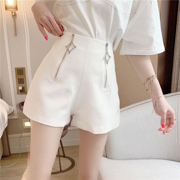 women 2021 summer fashion shorts female casual solid wide leg loose short pants ladies high waist elegant chic r38 women's, White;black
women 2021 summer fashion shorts female casual solid wide leg loose short pants ladies high waist elegant chic r38 women's, White;black