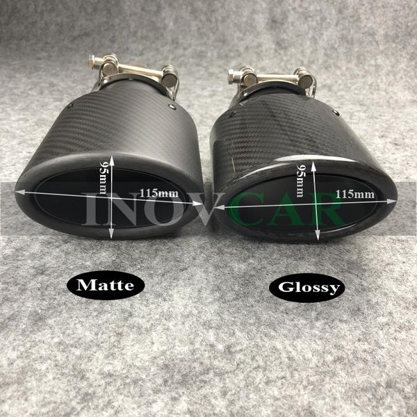 motorcycle exhaust system 1 pcs oval slanted 95*115mm carbon fiber car dual tips glossy black stainless steel exhausts muffler double pipes
motorcycle exhaust system 1 pcs oval slanted 95*115mm carbon fiber car dual tips glossy black stainless steel exhausts muffler double pipes