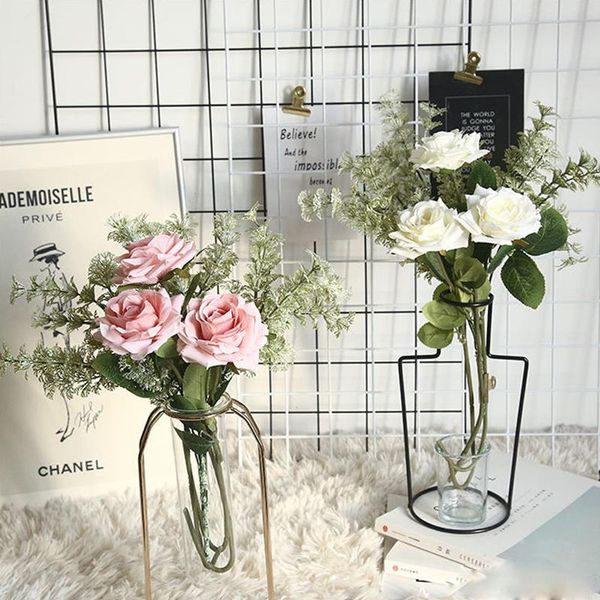 decorative flowers & wreaths 1pcs artificial rose wedding bouquet silk for home decor party decoration fake flower
decorative flowers & wreaths 1pcs artificial rose wedding bouquet silk for home decor party decoration fake flower
