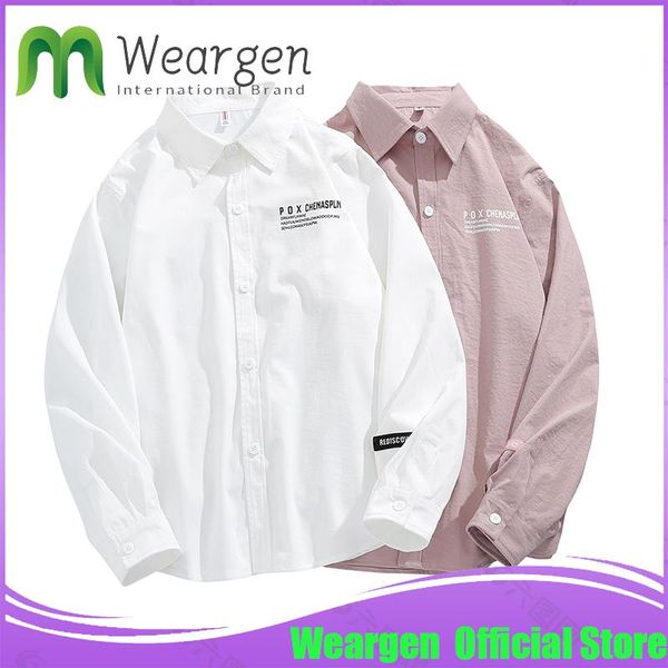 men's casual shirts weargen men for clothing korean style shirt long sleeve clothes 4xl 2021 spring g74, White;black
men's casual shirts weargen men for clothing korean style shirt long sleeve clothes 4xl 2021 spring g74, White;black