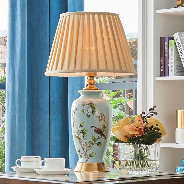 35x62cm american classical ceramic table lamp for living room sofa corner study and bedroom bedside night light lamps
35x62cm american classical ceramic table lamp for living room sofa corner study and bedroom bedside night light lamps