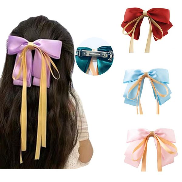 children bowknot hairpin princess girls ribbon tassel spring clip kids clips hairband barrettes hair accessories, Slivery;white
children bowknot hairpin princess girls ribbon tassel spring clip kids clips hairband barrettes hair accessories, Slivery;white