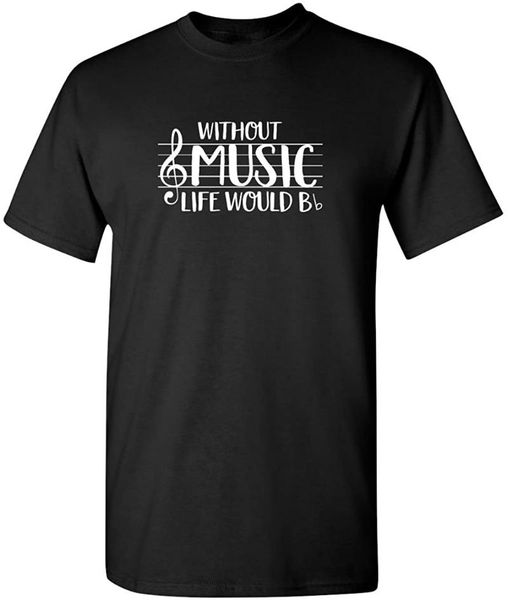 men's t-shirts without music life would b flat band graphic novelty sarcastic funny t-shirt, White;black
men's t-shirts without music life would b flat band graphic novelty sarcastic funny t-shirt, White;black