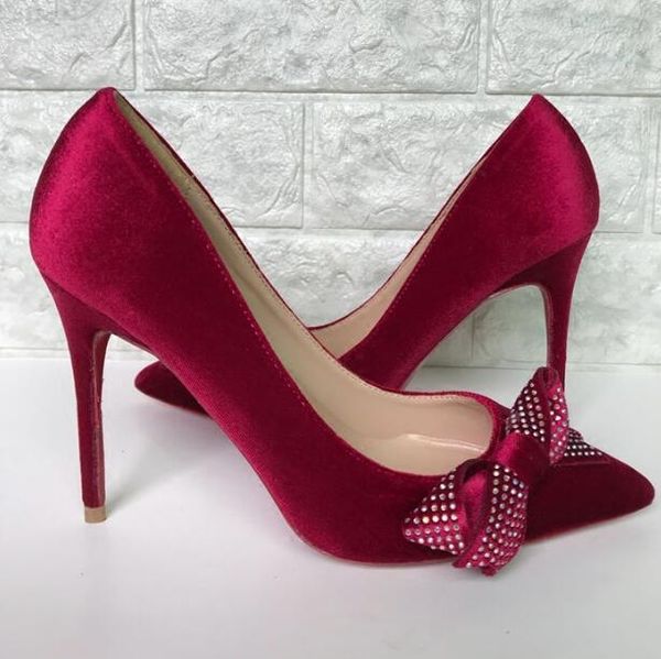 dress shoes real pos red suede rhinestones bow woman high heels party rhinestone 8cm 10cm 12cm hee stilettos wine, Black
dress shoes real pos red suede rhinestones bow woman high heels party rhinestone 8cm 10cm 12cm hee stilettos wine, Black