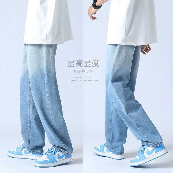 men's jeans spring summer wide-leg fashion gradient baggy men streetwear loose hip-hop straight-leg denim trousers mens, Blue
men's jeans spring summer wide-leg fashion gradient baggy men streetwear loose hip-hop straight-leg denim trousers mens, Blue