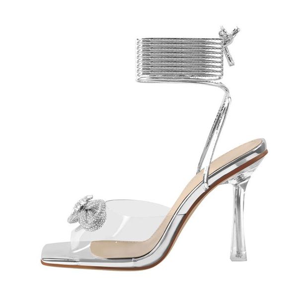 dress shoes onlymaker summer lace-up sandals square toe crystal pvc cross strap clear metal heels butterfly knot elegant causal, Black
dress shoes onlymaker summer lace-up sandals square toe crystal pvc cross strap clear metal heels butterfly knot elegant causal, Black