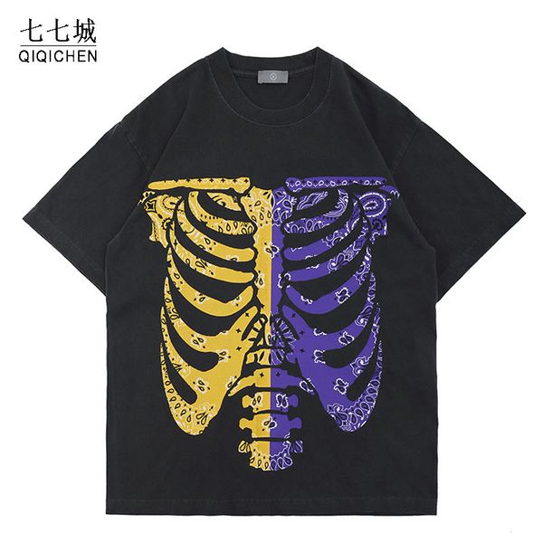 hip hop t-shirt men sternum patchwork print streetwear tshirts oversized summer short sleeve cotton casual, White;black
hip hop t-shirt men sternum patchwork print streetwear tshirts oversized summer short sleeve cotton casual, White;black