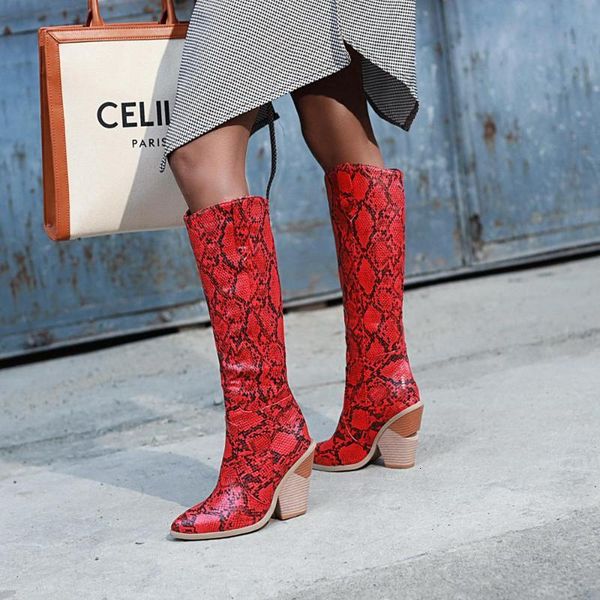 boots western cowboy knee high snake print women fashion strange style heels long autumn winter woman shoes htwl, Black
boots western cowboy knee high snake print women fashion strange style heels long autumn winter woman shoes htwl, Black