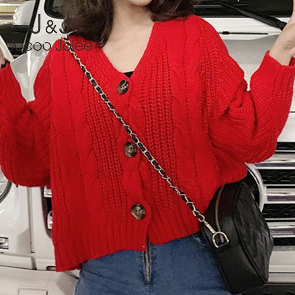 jocoo jolee vintage solid coarse twist loose sweater korean knitted sweater cardigans harajuku single breaster knit coat outwear 210518, White
jocoo jolee vintage solid coarse twist loose sweater korean knitted sweater cardigans harajuku single breaster knit coat outwear 210518, White