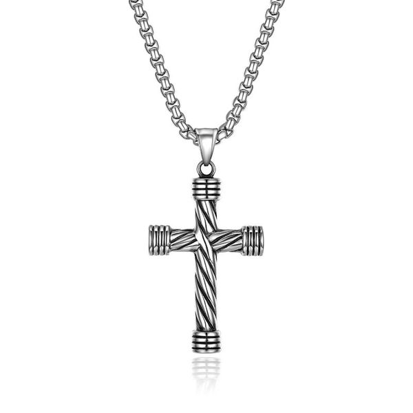 pendant necklaces boniskiss vintage mens cross long chain choker man's suspension jewelry necklace male charm collares, Silver
pendant necklaces boniskiss vintage mens cross long chain choker man's suspension jewelry necklace male charm collares, Silver