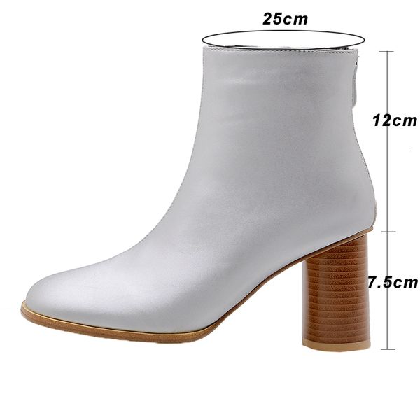 sandals high heels purple boots women plus size 32-48 round heel ladies shoes zipper ankle autumn winter warm mdb9, Black
sandals high heels purple boots women plus size 32-48 round heel ladies shoes zipper ankle autumn winter warm mdb9, Black
