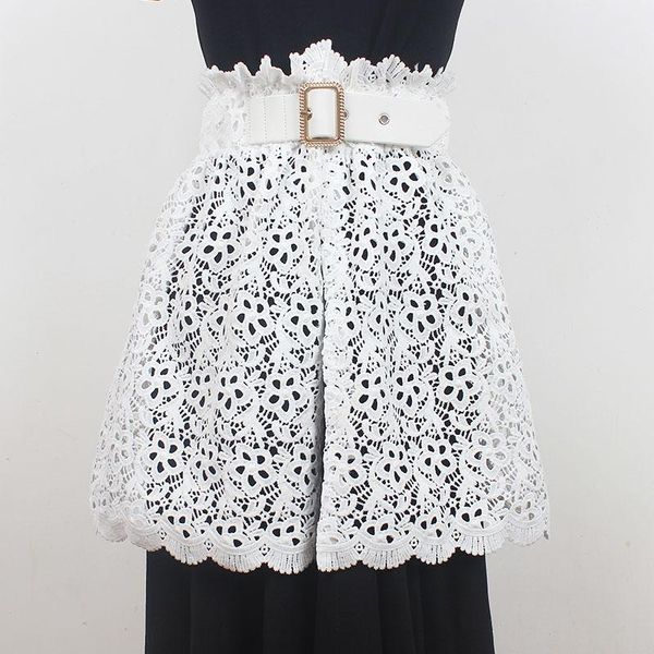 belts seebeautiful metal pin buckle pu leather stitching hollow lace bandage wide waist seal belt fashion tide 2021 summer e929, Black;brown
belts seebeautiful metal pin buckle pu leather stitching hollow lace bandage wide waist seal belt fashion tide 2021 summer e929, Black;brown