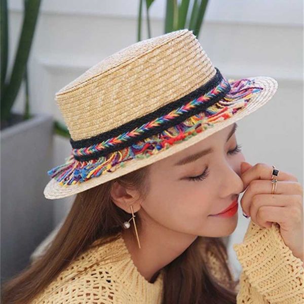 holiday color tassel straw sun shading parent child beach hat cowboy hat, Blue;gray
holiday color tassel straw sun shading parent child beach hat cowboy hat, Blue;gray