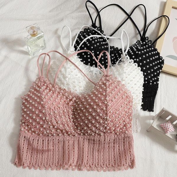 camisoles & tanks itoolin 2021 summer autumn fashion hollow lace camisole chest pad high waist beautiful back beading slim cuet cropped, Black;white
camisoles & tanks itoolin 2021 summer autumn fashion hollow lace camisole chest pad high waist beautiful back beading slim cuet cropped, Black;white