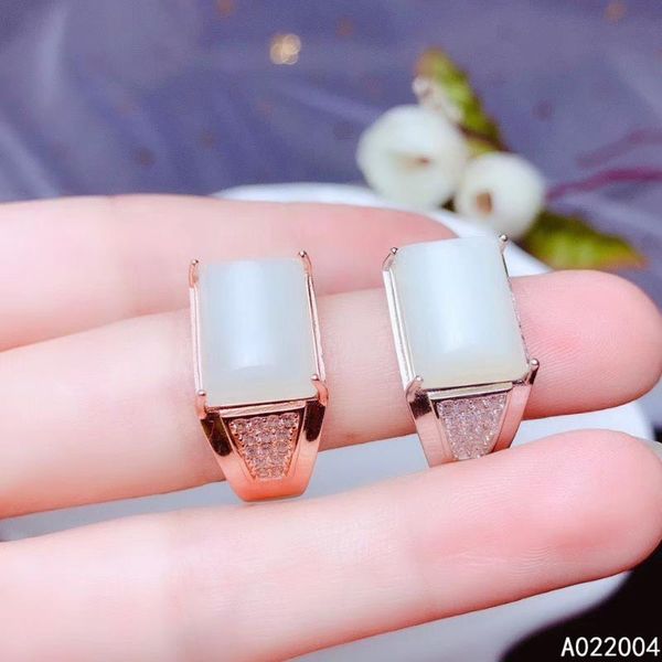 cluster rings kjjeaxcmy fine jewelry 925 sterling silver inlaid natural white jade men ring support detection, Golden;silver
cluster rings kjjeaxcmy fine jewelry 925 sterling silver inlaid natural white jade men ring support detection, Golden;silver