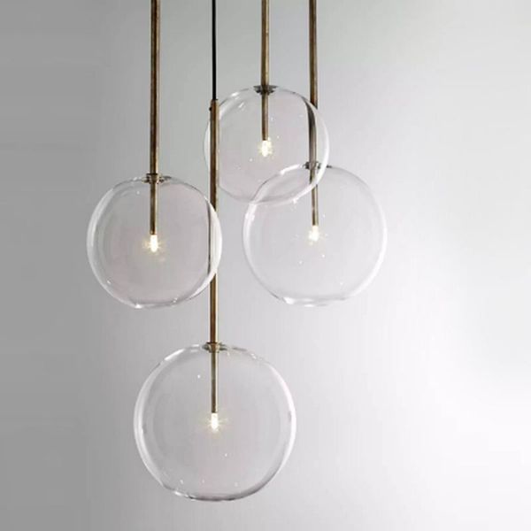 nordic simple transparent glass bubble design single head pendant lamp modern g4 gold hardware restaurant diy decor led light lamps 
nordic simple transparent glass bubble design single head pendant lamp modern g4 gold hardware restaurant diy decor led light lamps