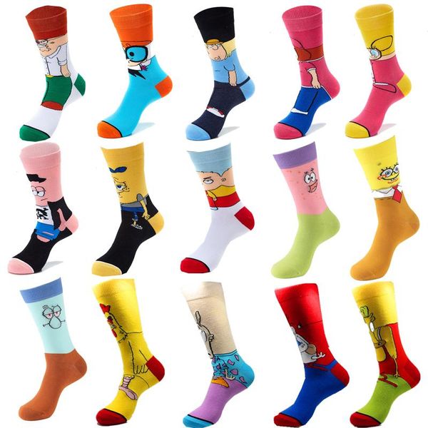 men's socks man cotton anime knitting women's cartoon funny hip hop skateboard casual street stance harajuku creative fashion, Black
men's socks man cotton anime knitting women's cartoon funny hip hop skateboard casual street stance harajuku creative fashion, Black
