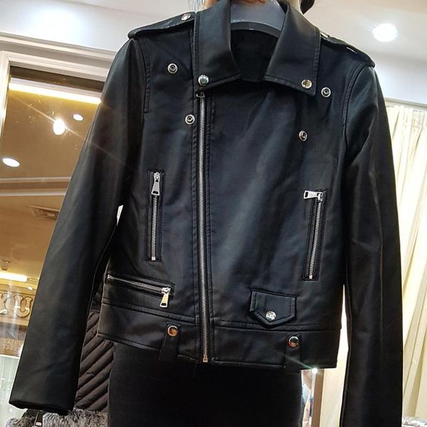 women's leather & faux 2021 winter women black jacket casual ladies basic jackets coats female pu motorcycle for girls
women's leather & faux 2021 winter women black jacket casual ladies basic jackets coats female pu motorcycle for girls