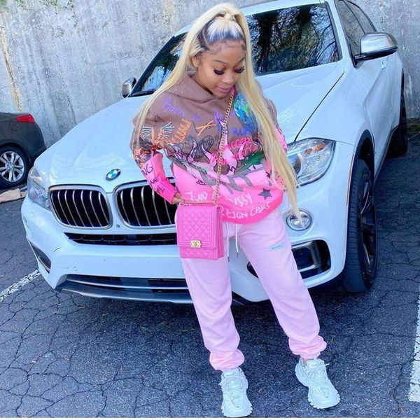 cm.yaya sportwear cartoon graffiti women tracksuits sweatsuit set hoodies jogger pants active tracksuit two piece fitness outfit, Gray
cm.yaya sportwear cartoon graffiti women tracksuits sweatsuit set hoodies jogger pants active tracksuit two piece fitness outfit, Gray
