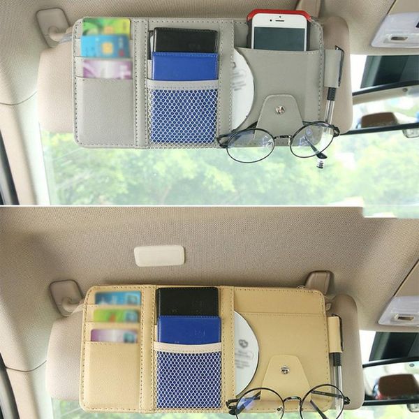 car organizer 1 pack of pu leather universal sun visor business card holder pen sunglasses storage bag
car organizer 1 pack of pu leather universal sun visor business card holder pen sunglasses storage bag