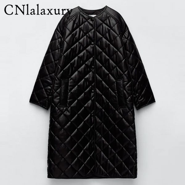 cnlalaxury 2021 winter vintage warm bla leather coat female casual loose streetwear long sleeve parkas midi outwear jaet, Black
cnlalaxury 2021 winter vintage warm bla leather coat female casual loose streetwear long sleeve parkas midi outwear jaet, Black
