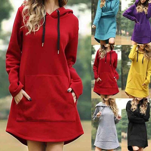 autumn and winter hooded women dress long sleeve loose casual 3xl plus size retro ladies pocket tube midi dresses, Black;gray
autumn and winter hooded women dress long sleeve loose casual 3xl plus size retro ladies pocket tube midi dresses, Black;gray
