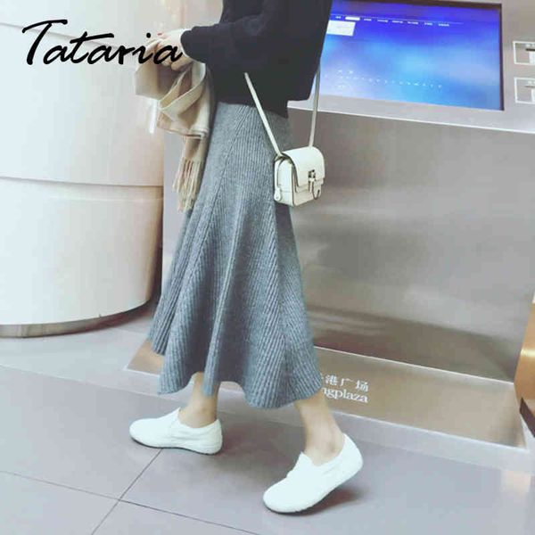 tataria women's autumn winter knitted skirts for pleated midi casual version warm knitt long school 210514, Black
tataria women's autumn winter knitted skirts for pleated midi casual version warm knitt long school 210514, Black