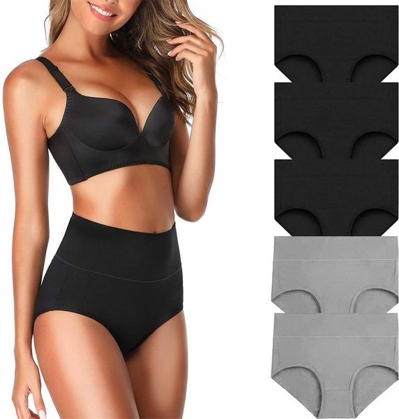 women's panties 5pcs/set daily woman underwear briefs lingerie cotton breathable high waist knickers intimates -5xl, Black;pink
women's panties 5pcs/set daily woman underwear briefs lingerie cotton breathable high waist knickers intimates -5xl, Black;pink