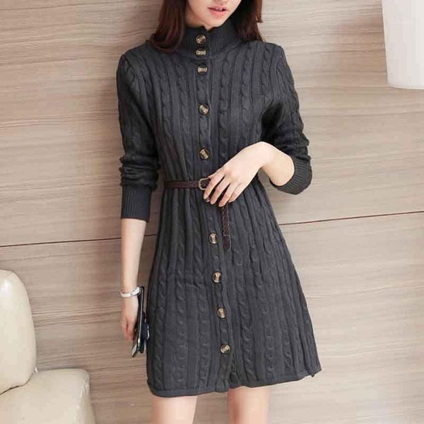 winter women belt long sweater vintage single breasted knee length knitted sweaters autumn slim dress, White;black
winter women belt long sweater vintage single breasted knee length knitted sweaters autumn slim dress, White;black