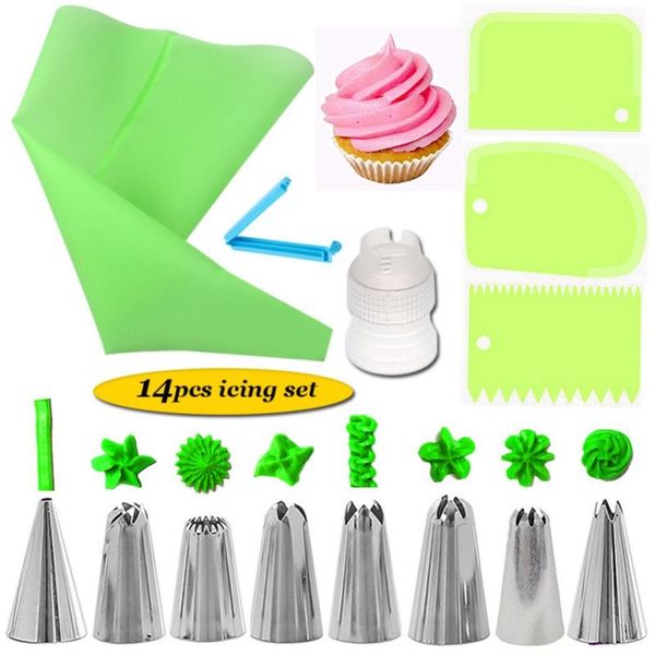 baking & pastry tools 14 pcs/set drop diy silicone bag nozzles tips icing piping cream reusable bags +8 nozzle set cake decorating
baking & pastry tools 14 pcs/set drop diy silicone bag nozzles tips icing piping cream reusable bags +8 nozzle set cake decorating