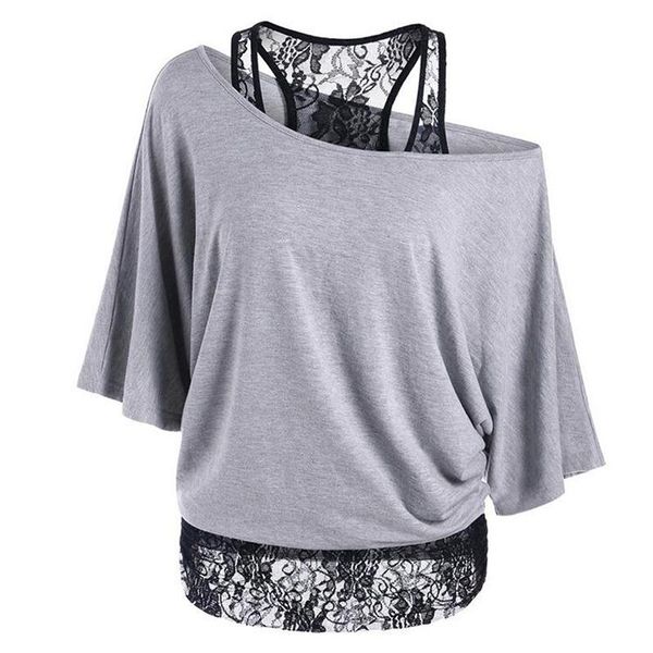 bigsweety spring autumn women tshirt fashion lace patchwork basic t-shirts casual loose t shirts batwing sleeve femme women's t-shirt, White
bigsweety spring autumn women tshirt fashion lace patchwork basic t-shirts casual loose t shirts batwing sleeve femme women's t-shirt, White