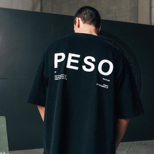 brand peso high street letter print crew neck short sleeve niche casual simple oversize couple t-shirt fgo men, White;black
brand peso high street letter print crew neck short sleeve niche casual simple oversize couple t-shirt fgo men, White;black