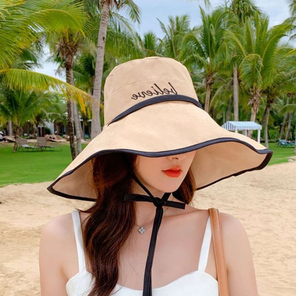 sun hat sunshade female sunscreen big edge sun korean summer face covering double side embroidered letter fisherman's hat, Blue;gray
sun hat sunshade female sunscreen big edge sun korean summer face covering double side embroidered letter fisherman's hat, Blue;gray
