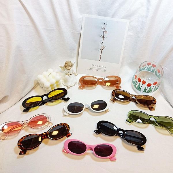 sunglasses 2021 goggle fashion glasses oval ladies trendy vintage retro sun women's uv400 gafas de sol, White;black
sunglasses 2021 goggle fashion glasses oval ladies trendy vintage retro sun women's uv400 gafas de sol, White;black