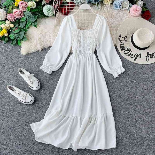 dresses loose party vestido robe femme dresses french red square collar retro over knee accept waist thin posed dress, Black;gray
dresses loose party vestido robe femme dresses french red square collar retro over knee accept waist thin posed dress, Black;gray