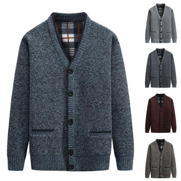 men's sweaters cardigan sweater handsome fleece lining solid color coat autumn winter knitted, White;black
men's sweaters cardigan sweater handsome fleece lining solid color coat autumn winter knitted, White;black