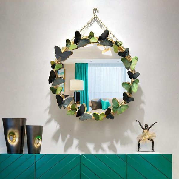 decorative objects & figurines creative living room background wall decoration bedroom dressing table round makeup mirror iron
decorative objects & figurines creative living room background wall decoration bedroom dressing table round makeup mirror iron
