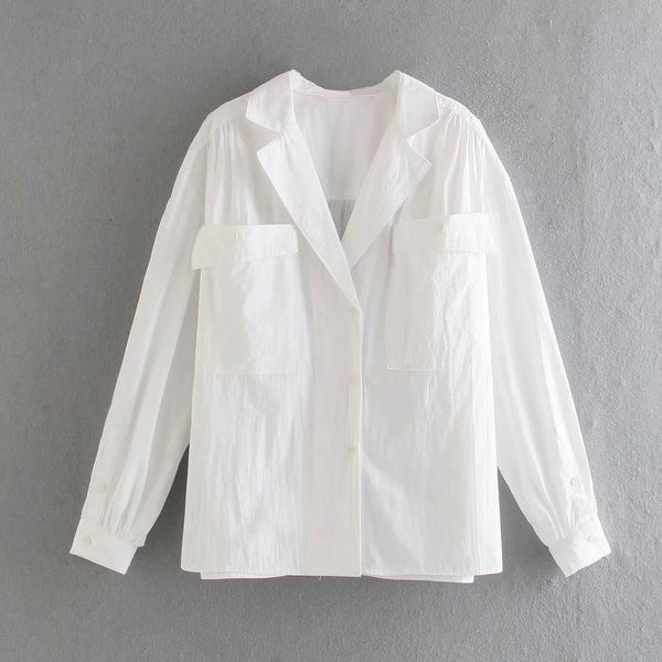 women white blouse long sleeves collared loose elegant fashion woman shirt femme mujer blusas 210420
women white blouse long sleeves collared loose elegant fashion woman shirt femme mujer blusas 210420