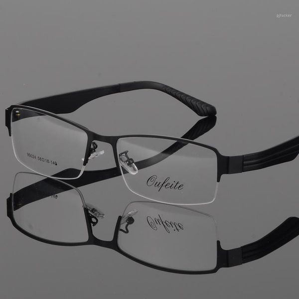 tr-90 temple legs metal glasses frame half rim rectangle spectacles with spring hinges men style nearsighted eyewear fashion sunglasses fram, Black
tr-90 temple legs metal glasses frame half rim rectangle spectacles with spring hinges men style nearsighted eyewear fashion sunglasses fram, Black