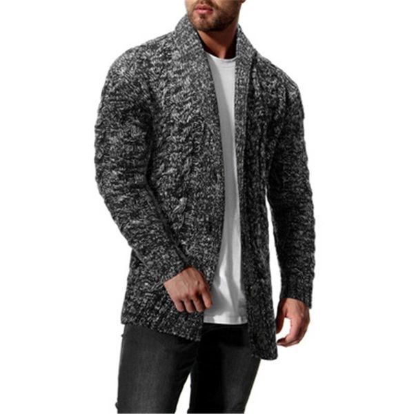 mens slim knitting sweater fashion trend long sleeve cardigan pile collar sweaters coats male spring solid colors casual pullover, White;black
mens slim knitting sweater fashion trend long sleeve cardigan pile collar sweaters coats male spring solid colors casual pullover, White;black