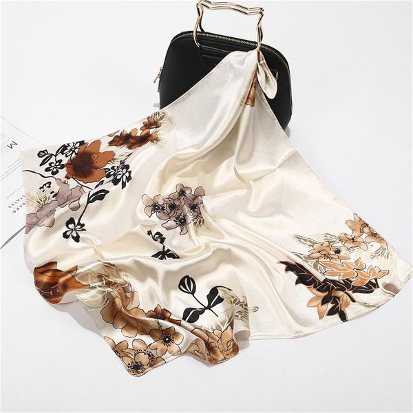 scarves 60x60cm silk scarf square for women fashion floral printed shawl wrap spring summer neckerchife hair band lady winter, Blue;gray
scarves 60x60cm silk scarf square for women fashion floral printed shawl wrap spring summer neckerchife hair band lady winter, Blue;gray