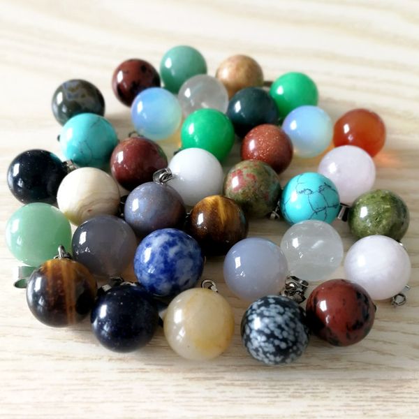 natural stone ball rose quartz lapis lazuli turquoise opal crystal pendant charms diy for necklace earrings jewelry making, Bronze;silver
natural stone ball rose quartz lapis lazuli turquoise opal crystal pendant charms diy for necklace earrings jewelry making, Bronze;silver