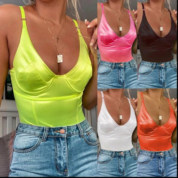 5 colors sleeveless v neck womens jumpsuit bodycon bodysuit trendy stretch leotard summer fashion outfits, Black;white
5 colors sleeveless v neck womens jumpsuit bodycon bodysuit trendy stretch leotard summer fashion outfits, Black;white